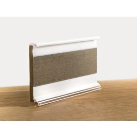 Fehér vinyl szegélyléc - 58mm x 2500mm - 3.5mm befogadó