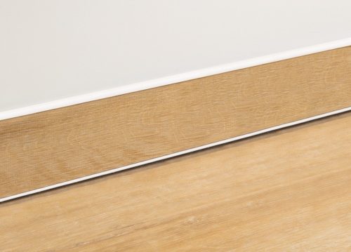 Fehér vinyl szegélyléc - 58mm x 2500mm - 3.5mm befogadó